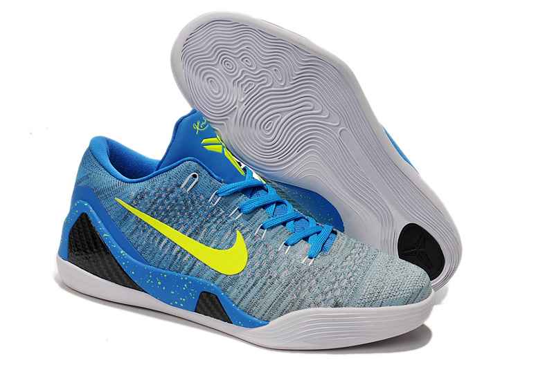 Nike Kobe 9 Elite Low Custom Blue Gray